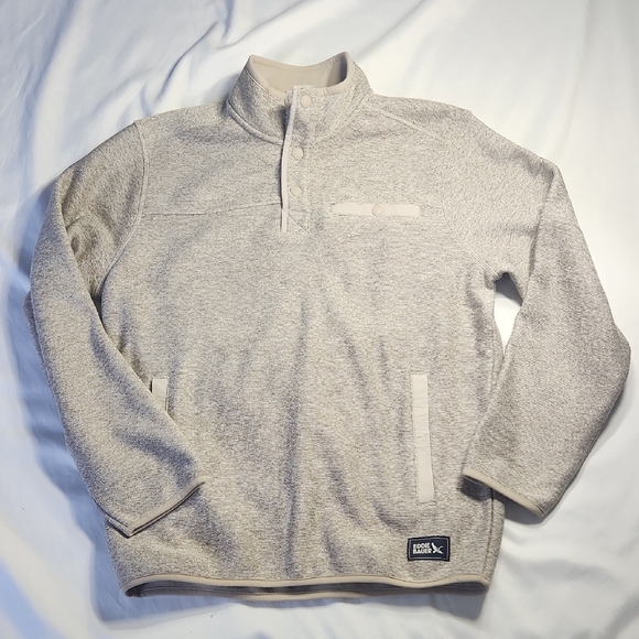 Eddie Bauer Other - Eddie Bauer Men’s Sweater Fleece Pullover – Heather Ivory – Size Small – NWT $90